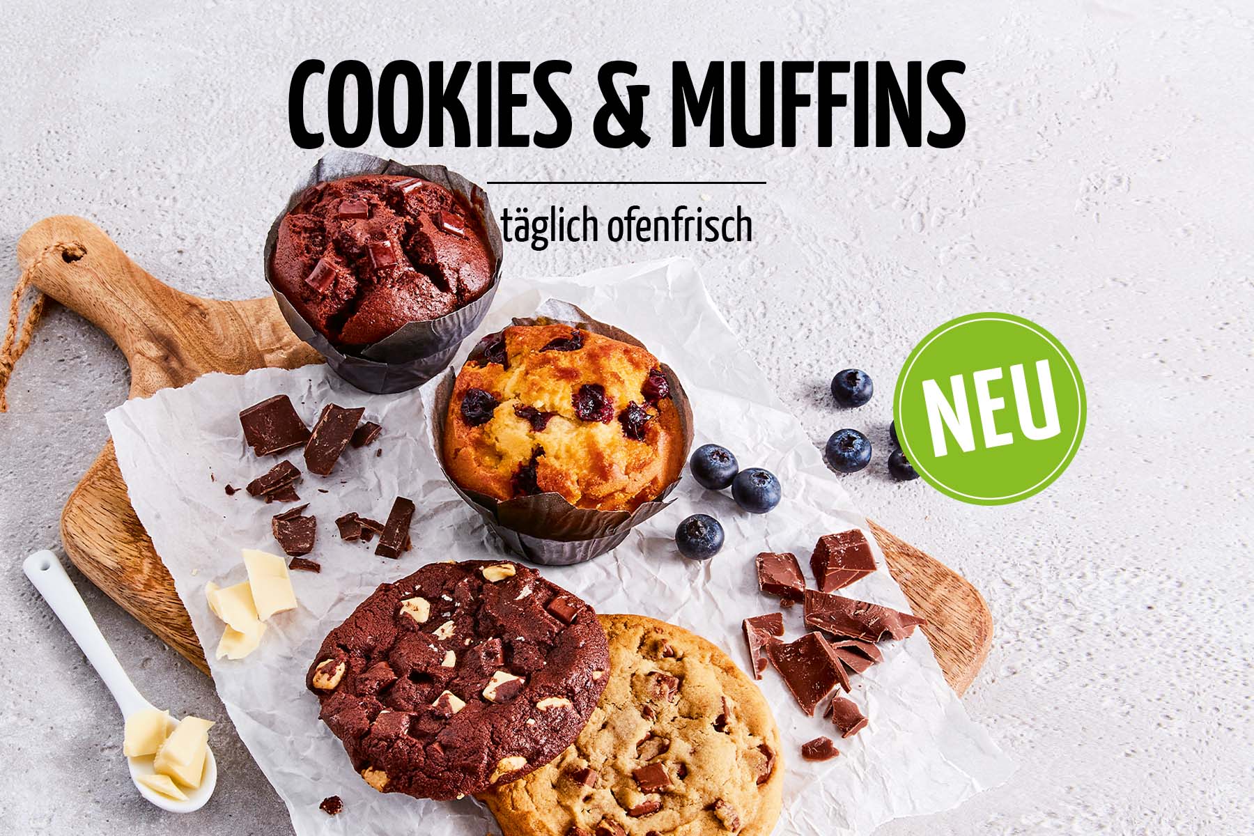 *NEU* Ofenfrische Cookies & Muffins bei BackWerk - *DEAL 2 Cookies für 2€