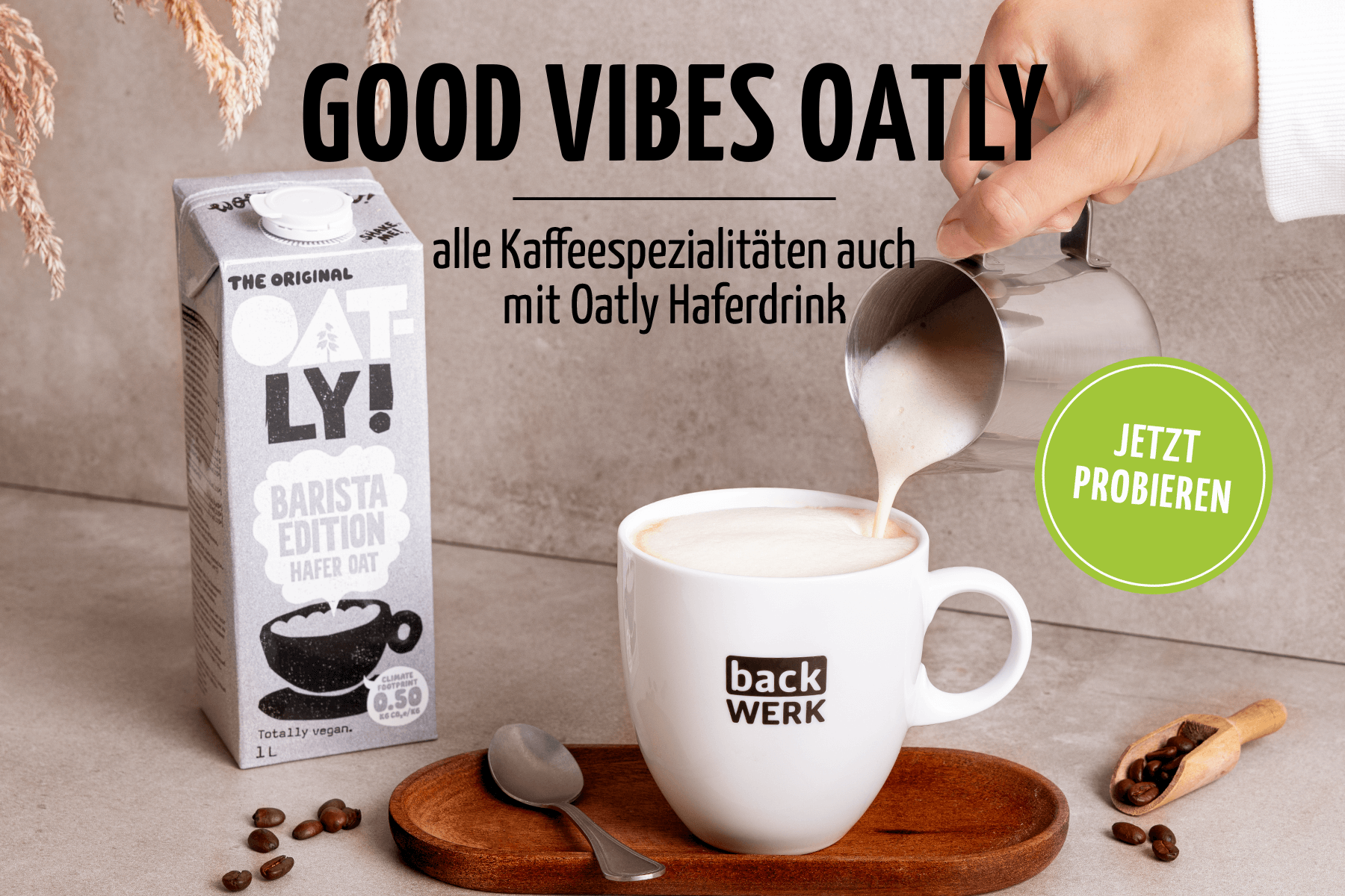 Veganuary 2025 bei BackWerk mit Oatly