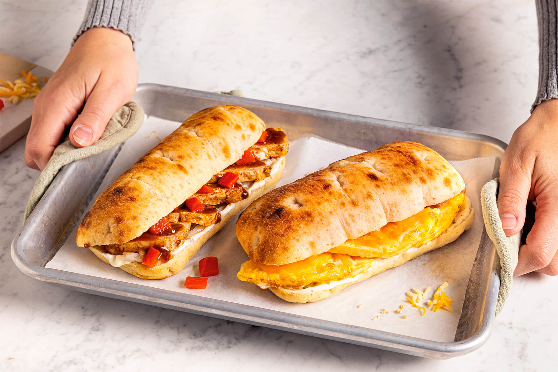 Heiss auf mehr Genuss?: *NEU* Hot Sandwich Korean Chicken & Hot Sandwich Omelett Cheese