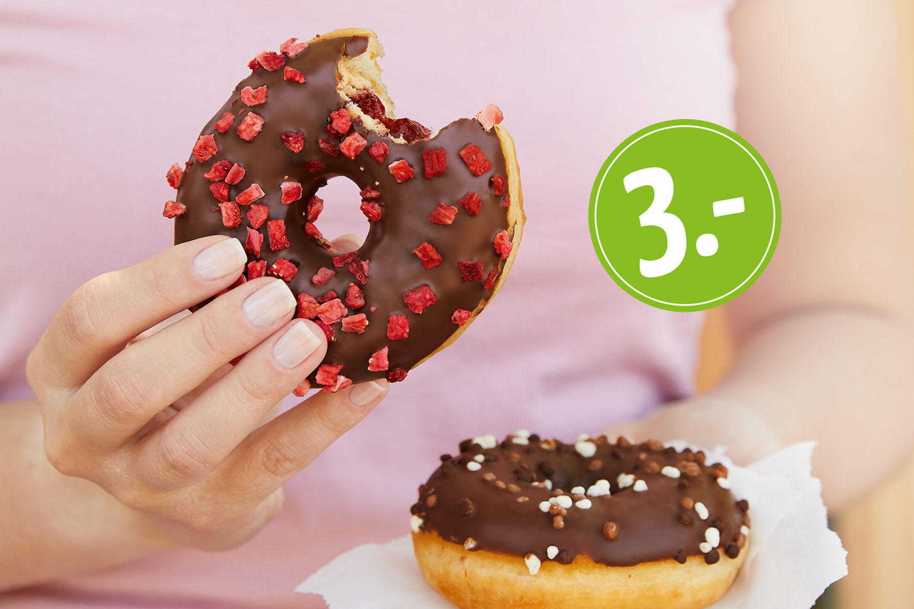 Probiere unsere neuen Donuts!: Donut-Deal bei BackWerk - 2 für 3€