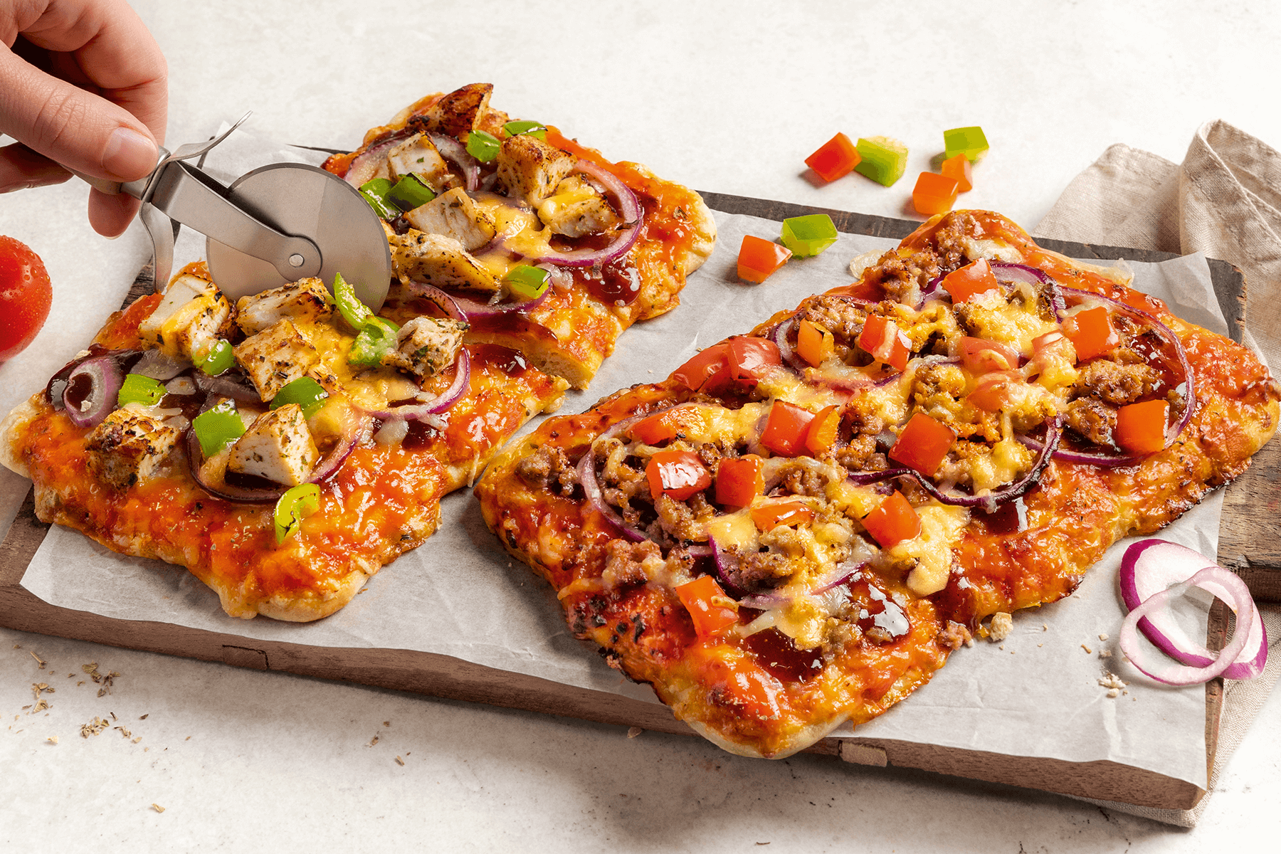 Heiss & Herzhaft : Deine neuen Lieblingspizzen — BBQ Chicken & BBQ Beef